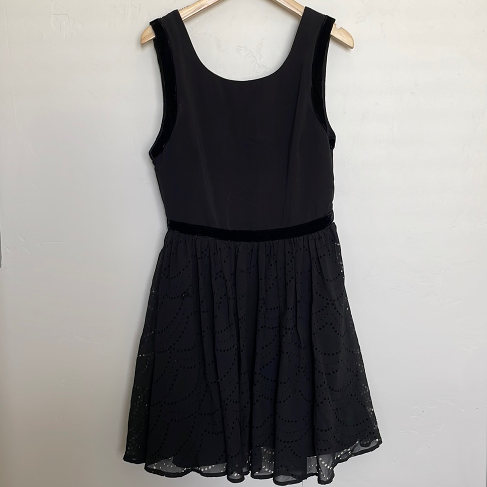 Black skater dress